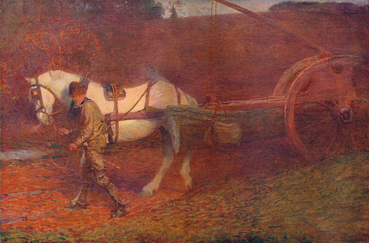 Timbervagnen, c1906 av Joseph Walter West