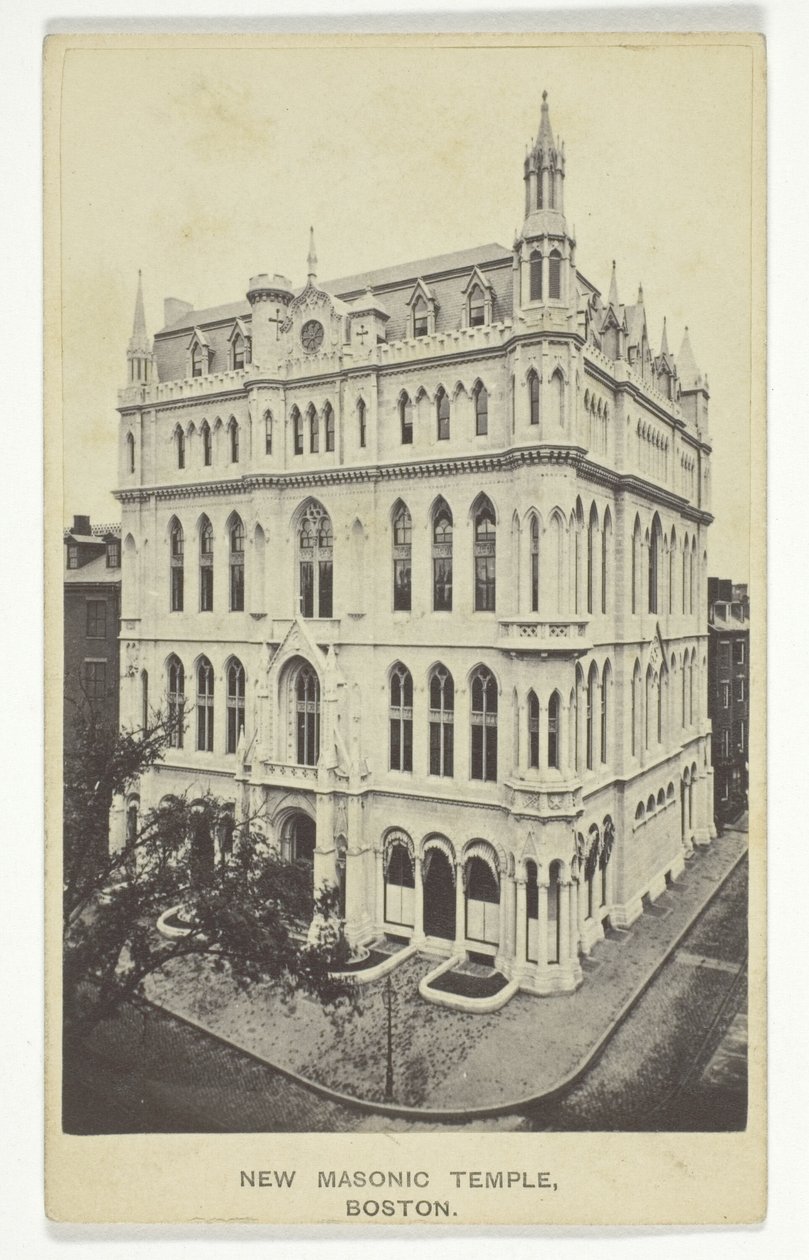 Nytt frimurartempel, Boston av Joseph Ward