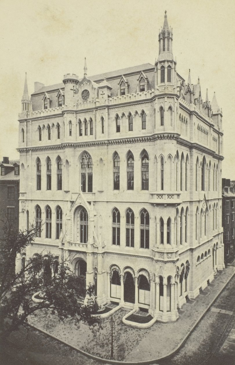 New Masonic Temple, Boston, 1860-talet. av Joseph Ward