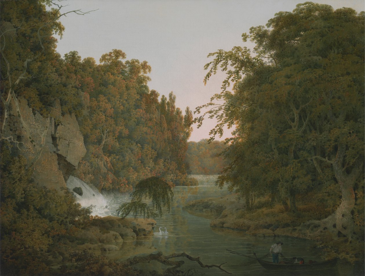 Tog med av Joseph Wright of Derby