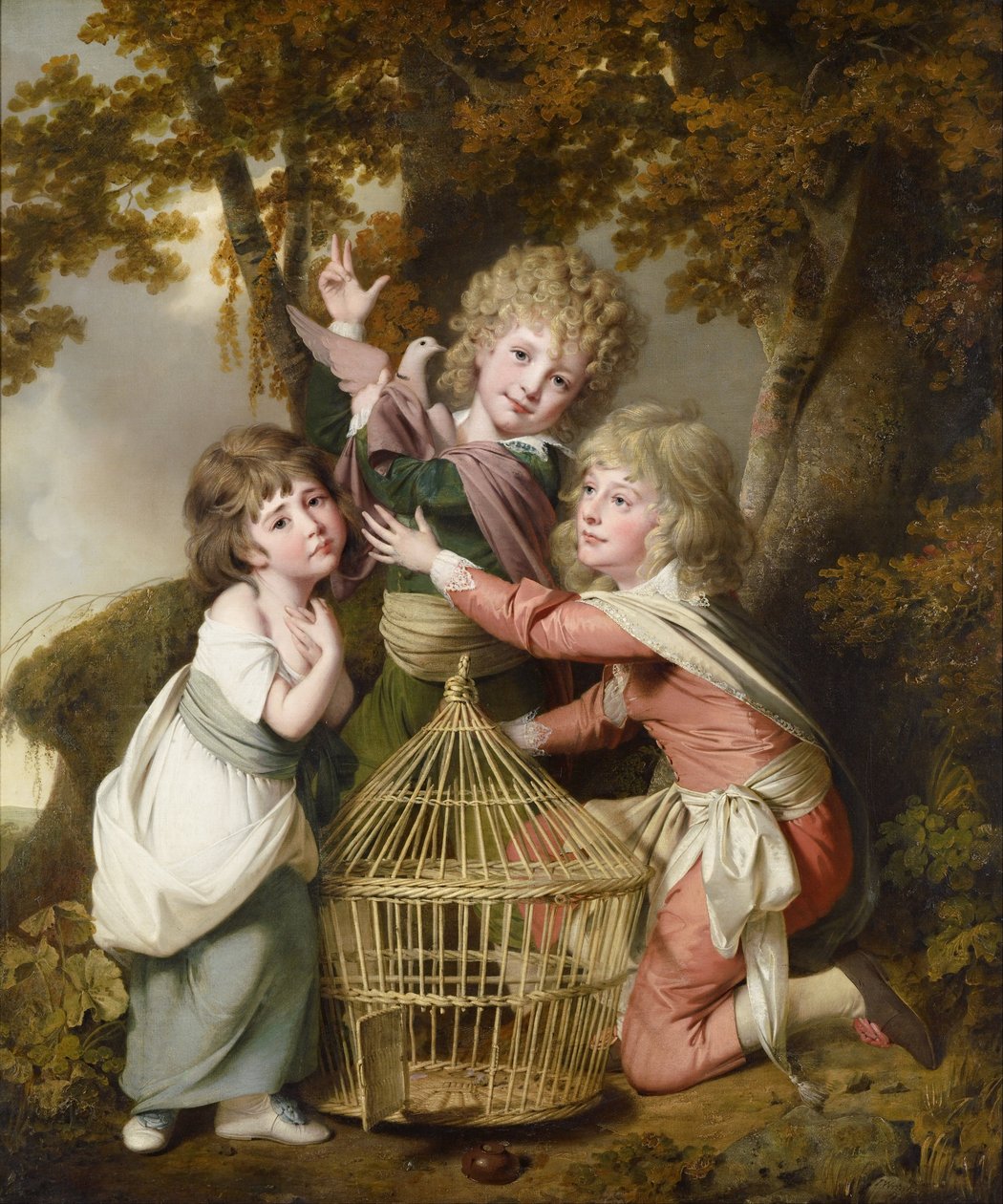 Synnot-barnen av Joseph Wright of Derby