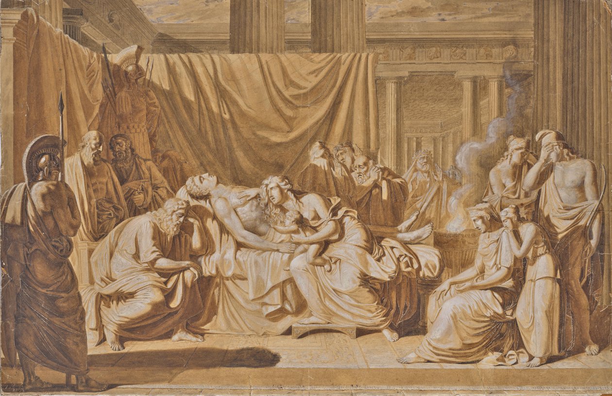 Akilles död av Joseph von Fuhrich