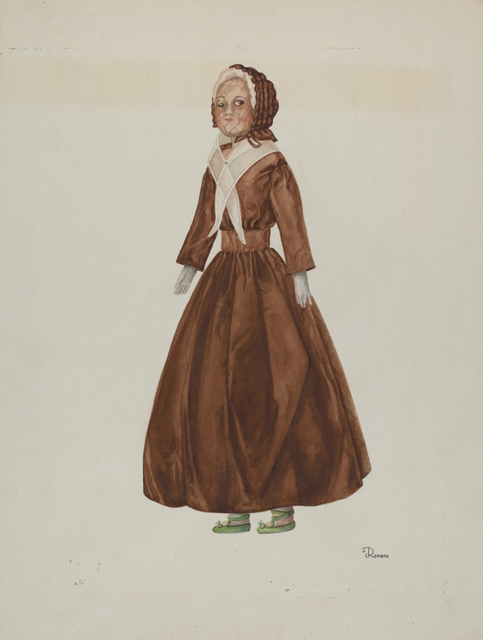 Docka - Betsey Paine, ca. 1939. av Josephine C. Romano