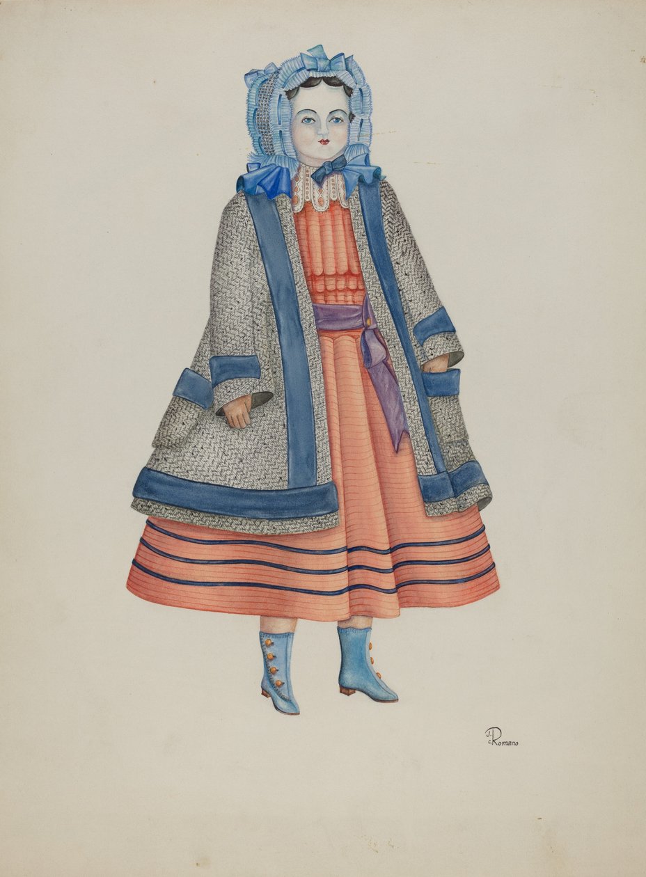 Docka - "Rose Bates" av Josephine C. Romano