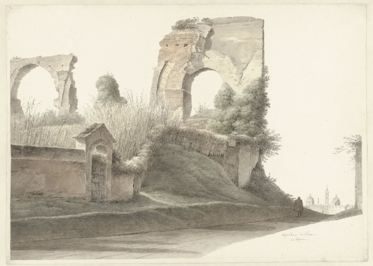 Neros akvedukt i Rom av Josephus Augustus Knip