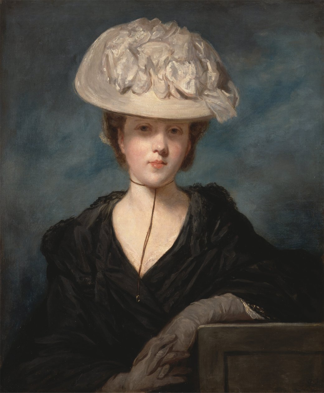 Miss Mary Hickey av Joshua Reynolds