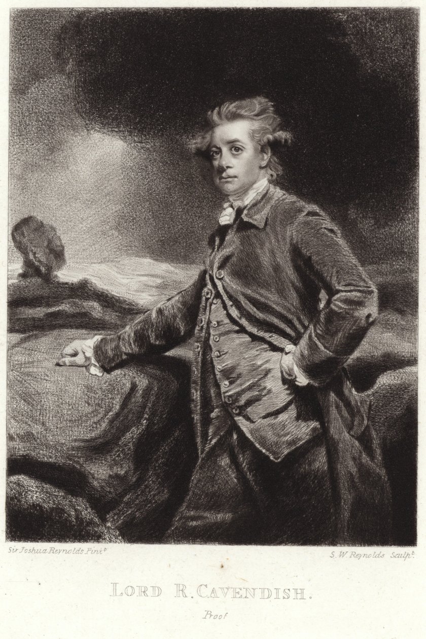 Porträtt av Lord Richard Cavendish av Joshua Reynolds