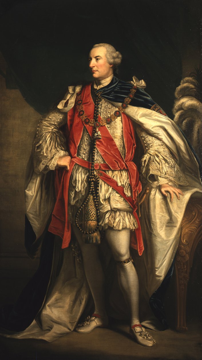 Porträtt av Hugh av Joshua (after) Reynolds