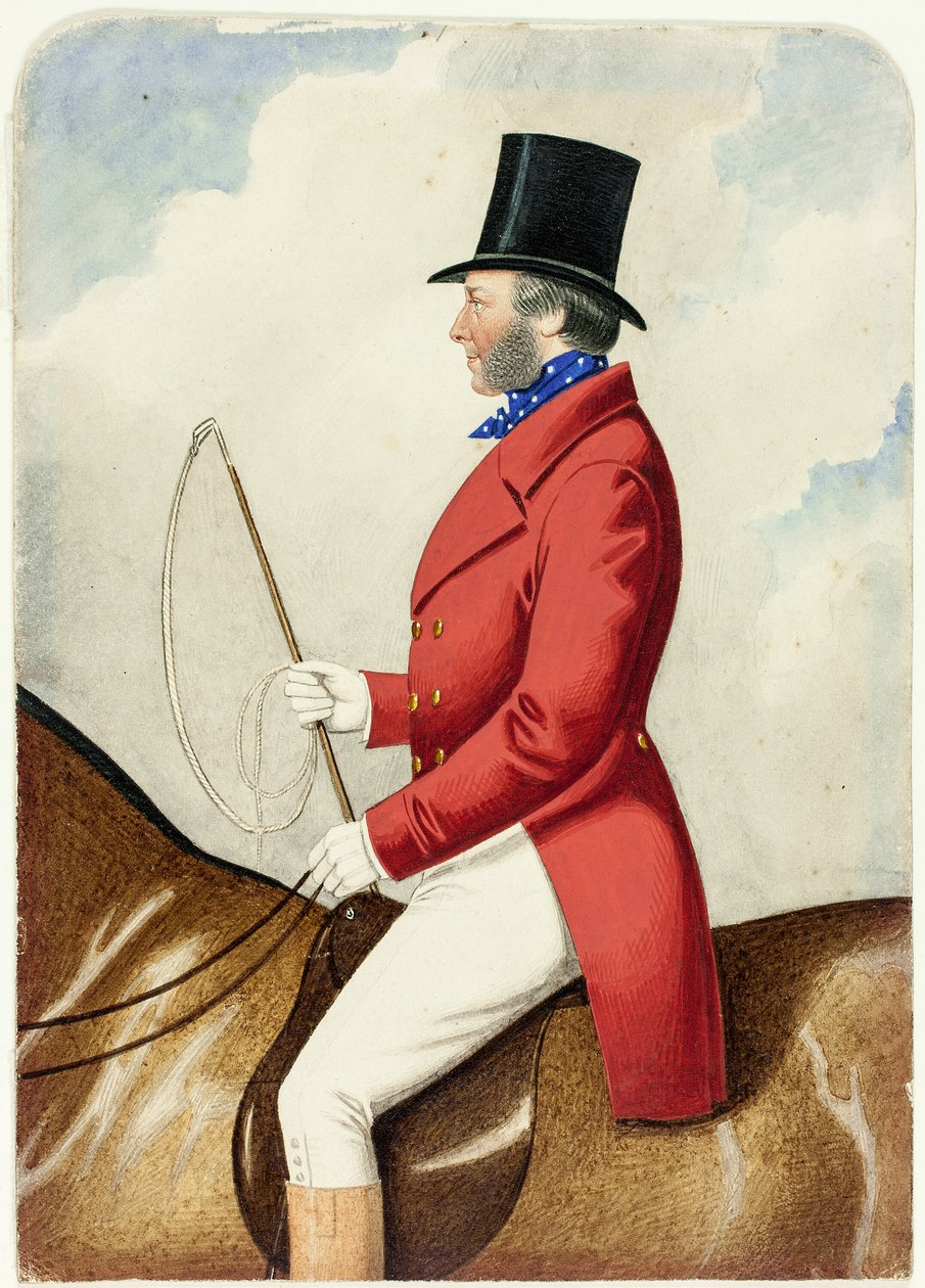 Ryttarporträtt av Lord Simpson av Joshua Dighton