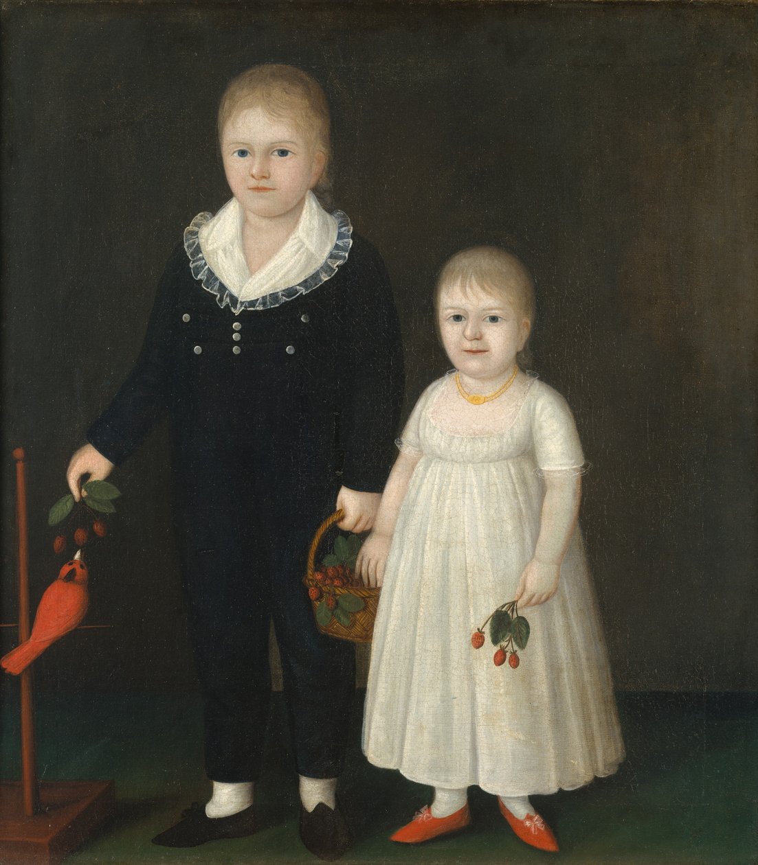Edward och Sarah Rutter, ca. 1805. av Joshua Johnson