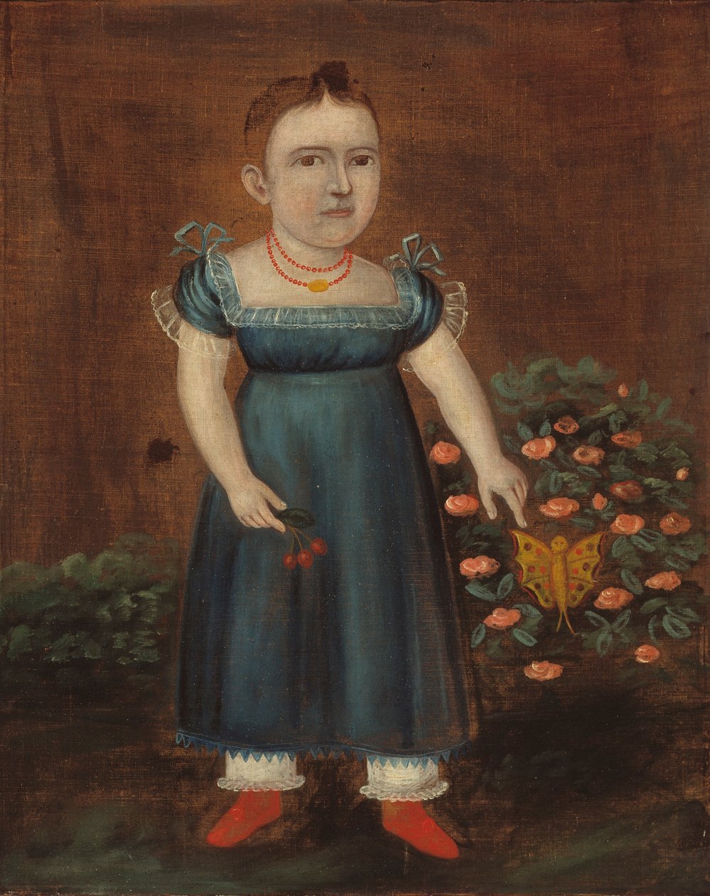 Porträtt av Adelia Ellender av Joshua Johnson