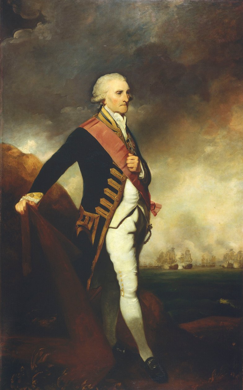Amiral Lord George Brydges Rodney av Joshua Reynolds