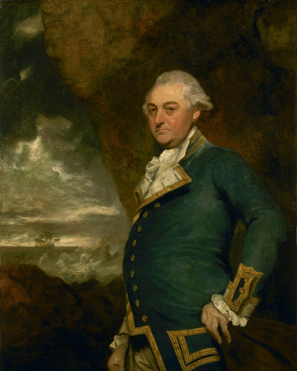 Kapten John Gell (1740-1805) av Joshua Reynolds
