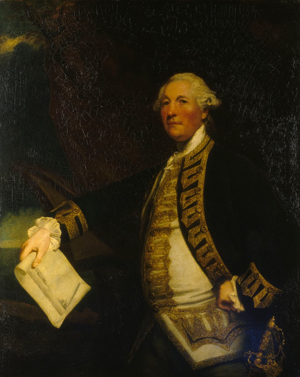 Kommendörkapten Sir William James (1721-1783) av Joshua Reynolds