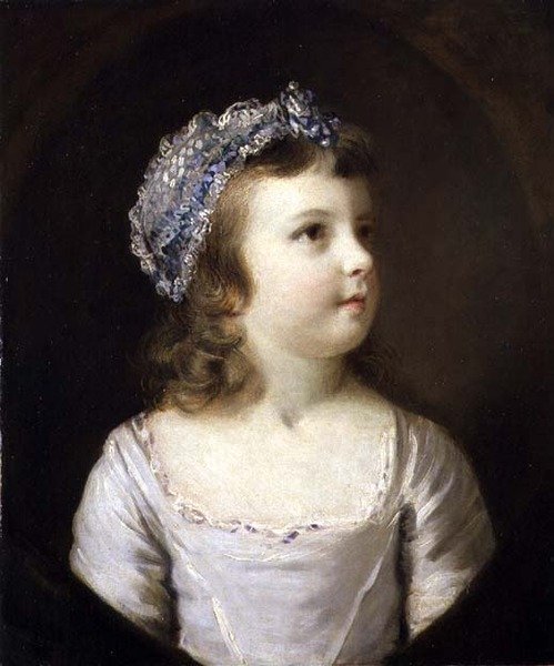 Porträtt av en flicka av Joshua Reynolds