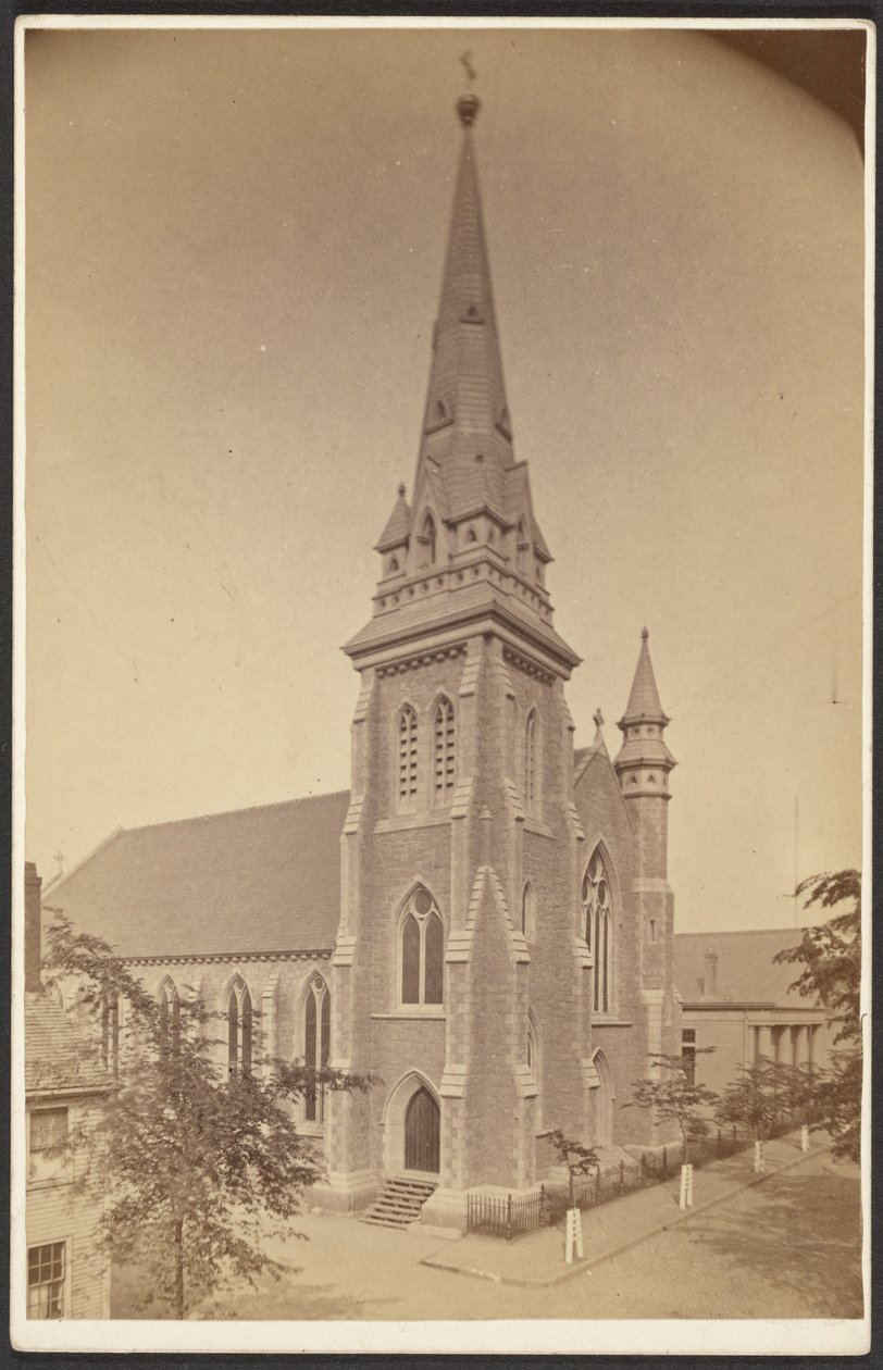 [Kyrka, Boston] av Josiah Johnson Hawes