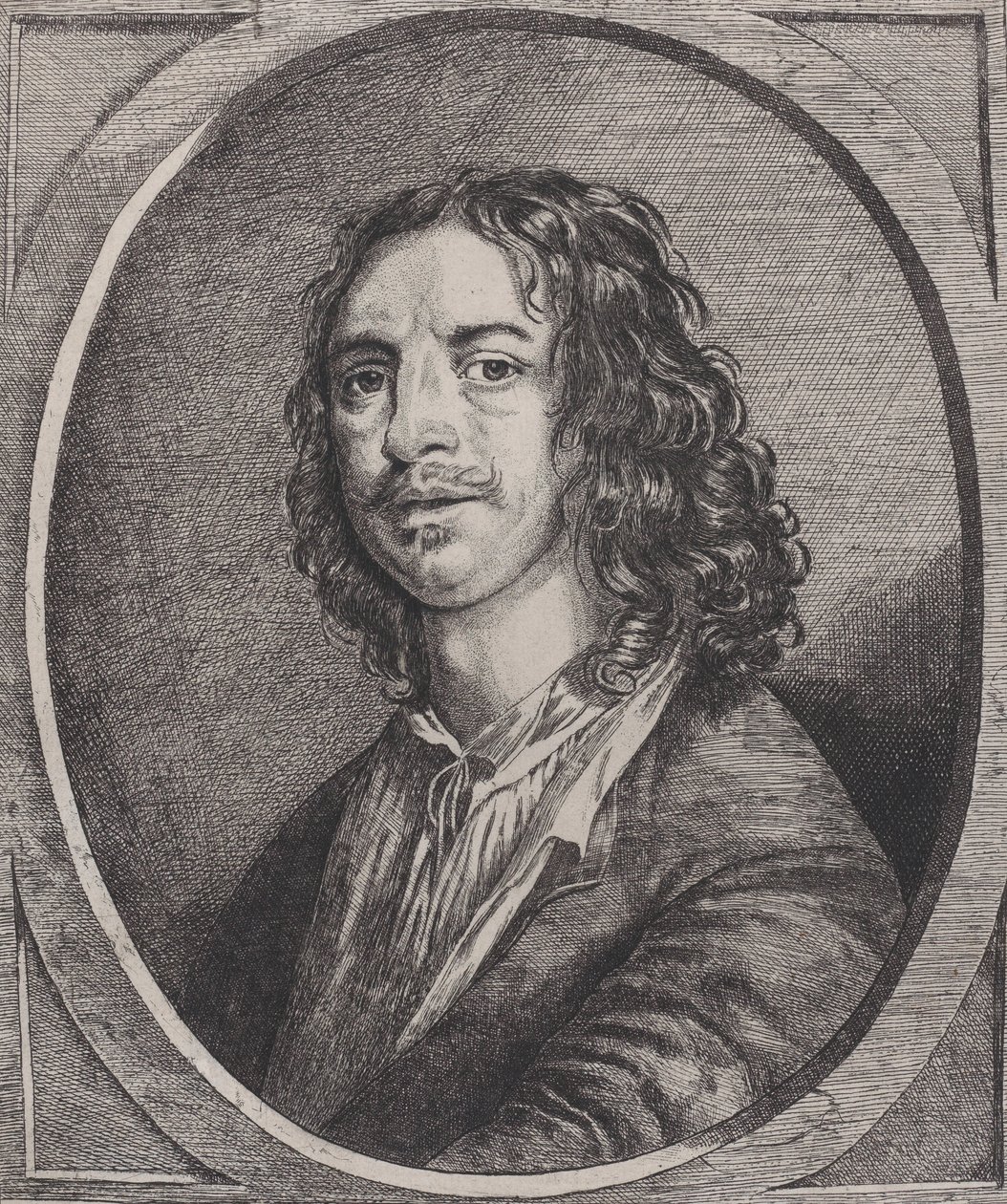 Porträtt av William Dobson, 1645-49. av Josias English
