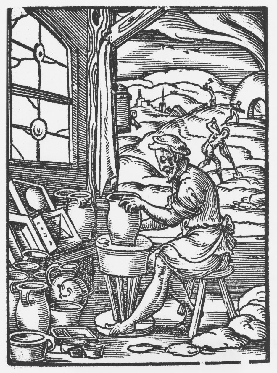 Krukmakaren, 1574 av Jost Amman