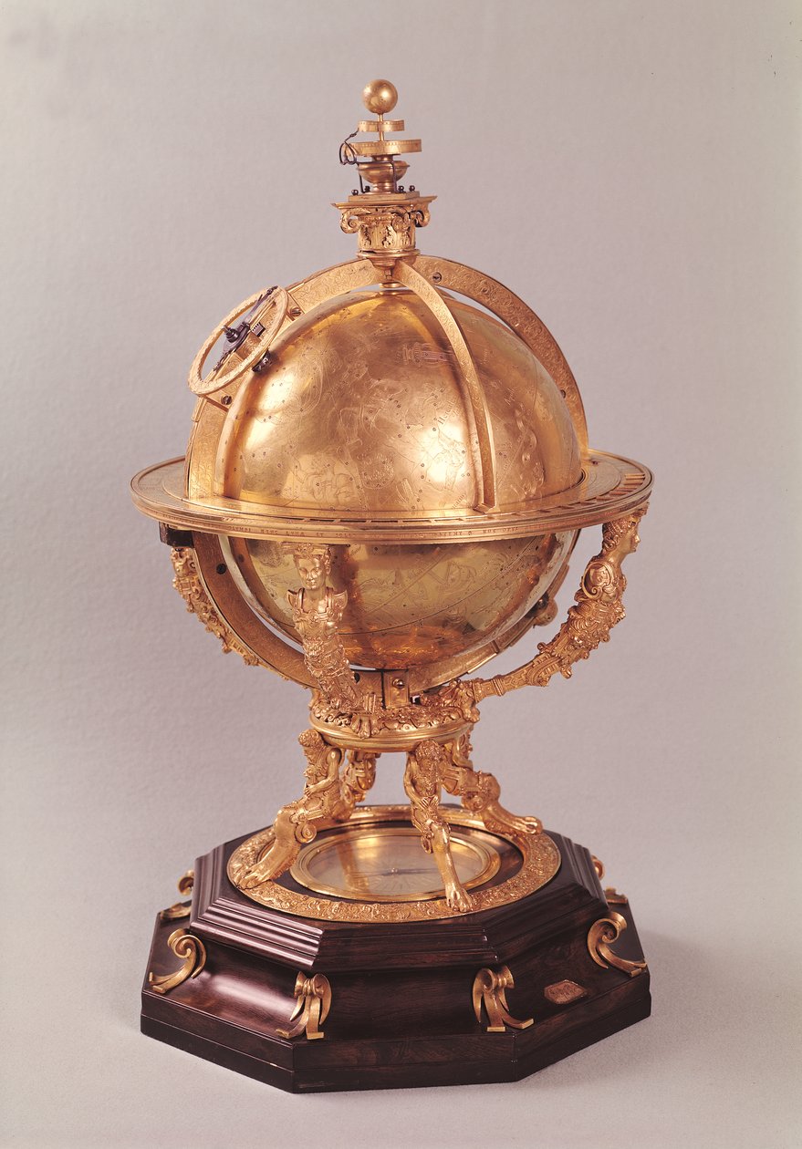 Himmelssfär, ca 1580 (förgylld brons) av Jost Burgi