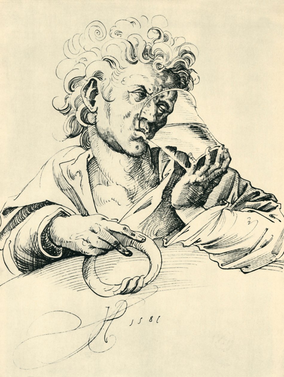 Drinker, 1581, 1943. av Jost Amman