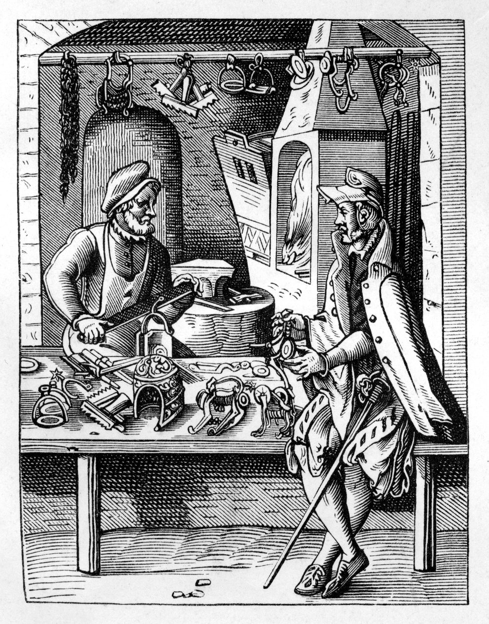 Spormakaren, c1559-1591 av Jost Amman