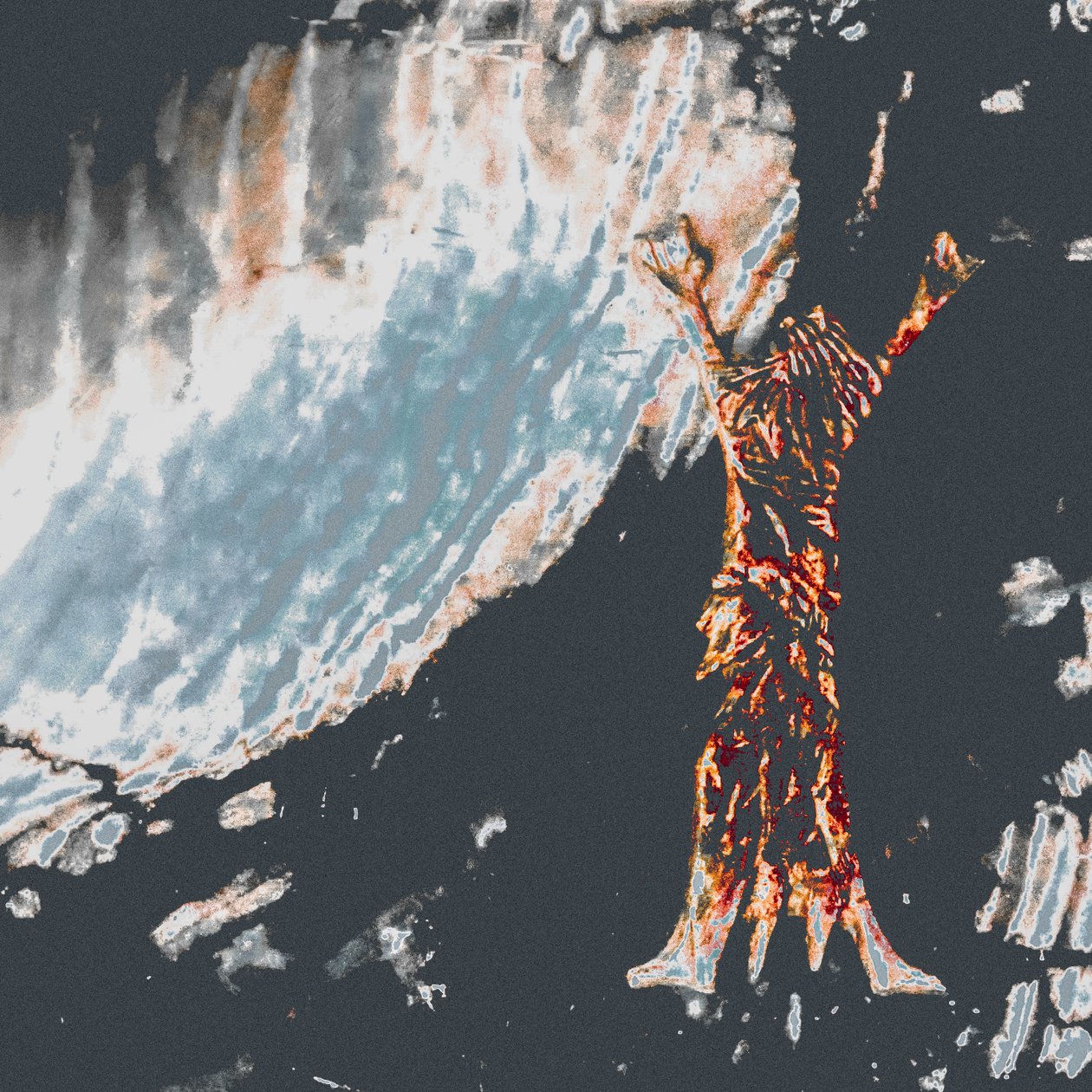 The Divinity of Isaiah, 2016 (blandteknik) av Joy Lions