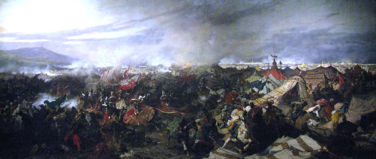  Battle of Vienna.nPolski: Bitwa pod Wiedniem.n av Jozef Brandt