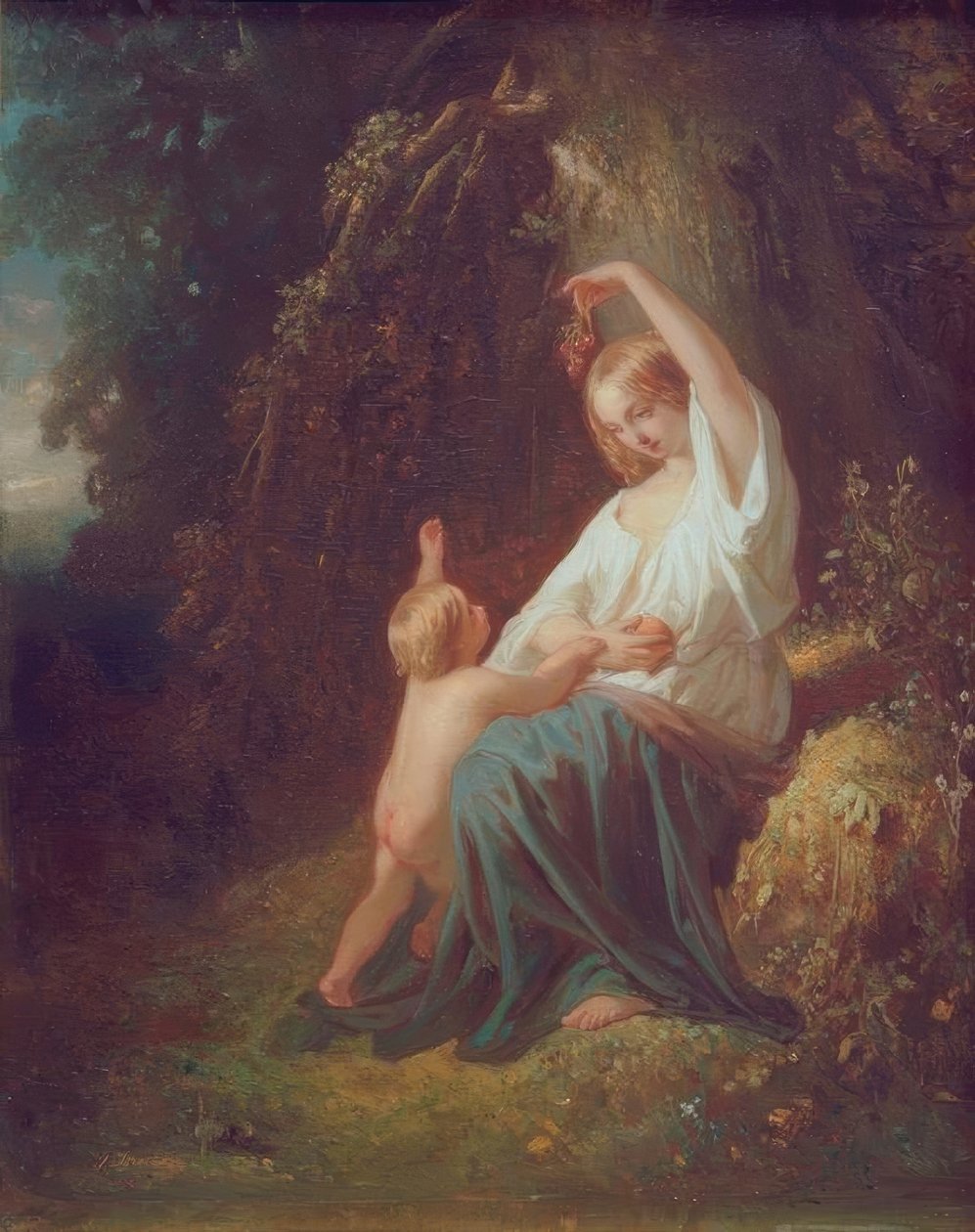 Mor och barn av Jozef Israëls