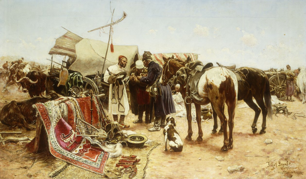 Den orientaliska marknaden, av Jozef Brandt