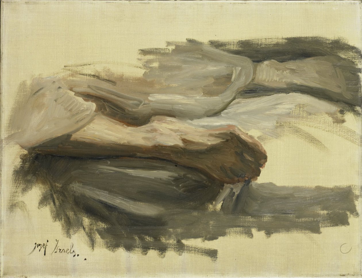 Sauls ben av Jozef Israëls (signed by artist)