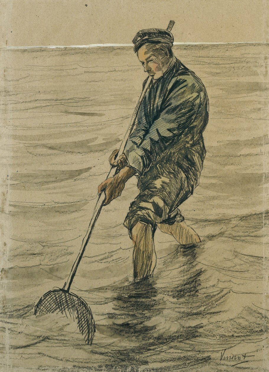 Skalfiskare, 1863-90 av Jozef Israëls