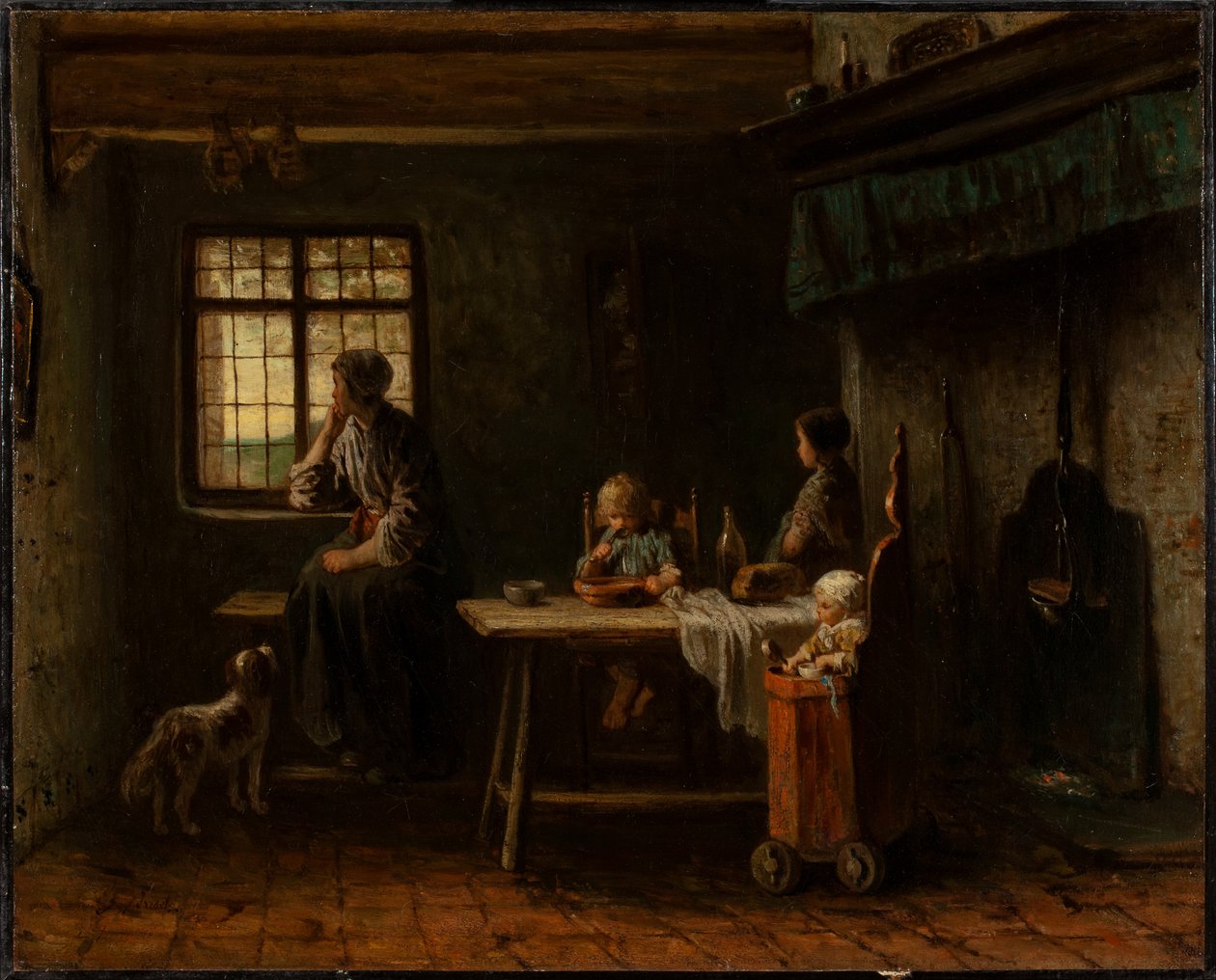 The Anxious Family  av Jozef Israëls