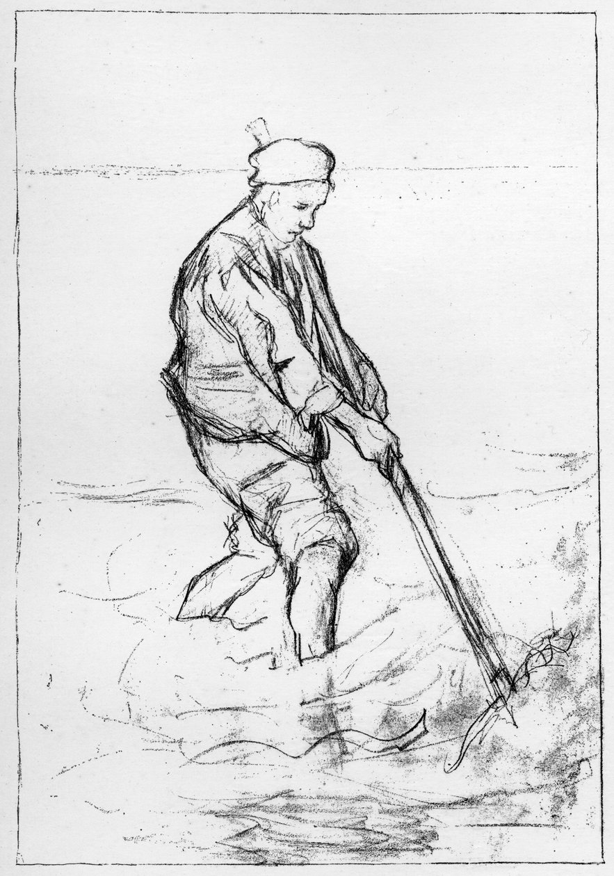 Kampen för livet, c1880-1882 av Jozef Israëls