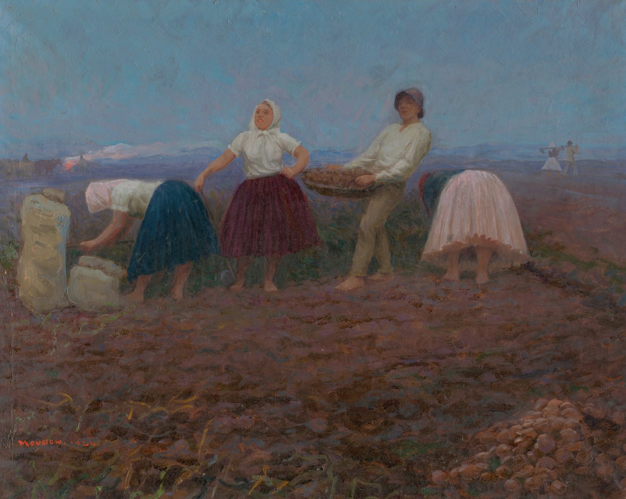 Plocka potatis av Jozef Teodor Mousson