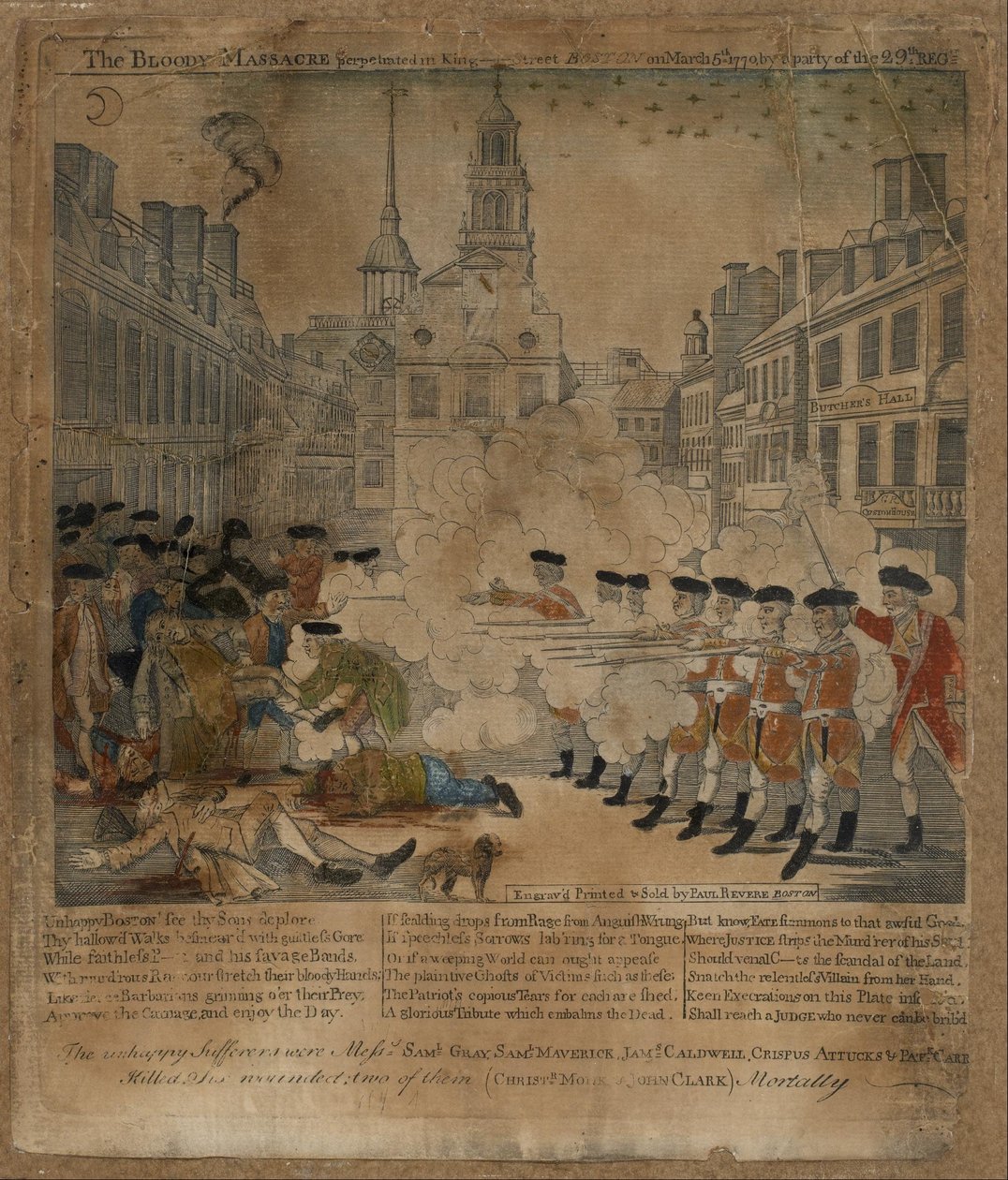 The Bloody Massacre av Jr. Paul Revere
