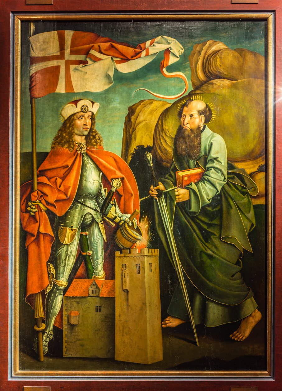 St. Florian and St. Paul av Jörg Breu the Elder