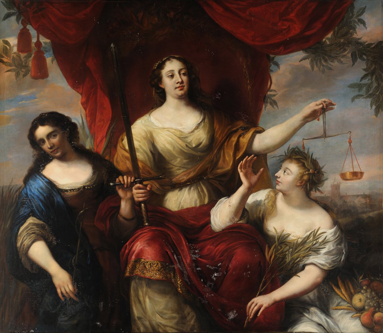 Justice (or Prudence, Justice, and Peace) av Jürgen Ovens
