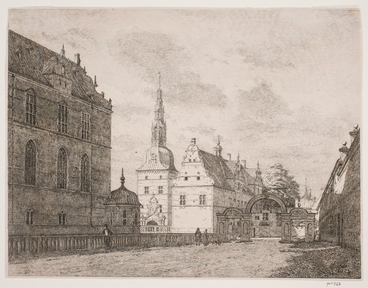 Karusselgården vid Frederiksborg av Jørgen Roed