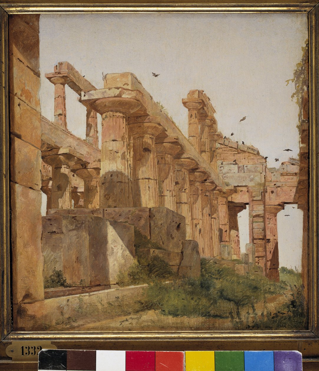 Heras tempel i Paestum, Italien av Jørgen Roed