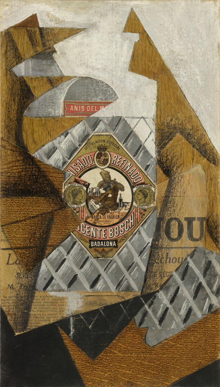 La bouteille d anis av Juan Gris