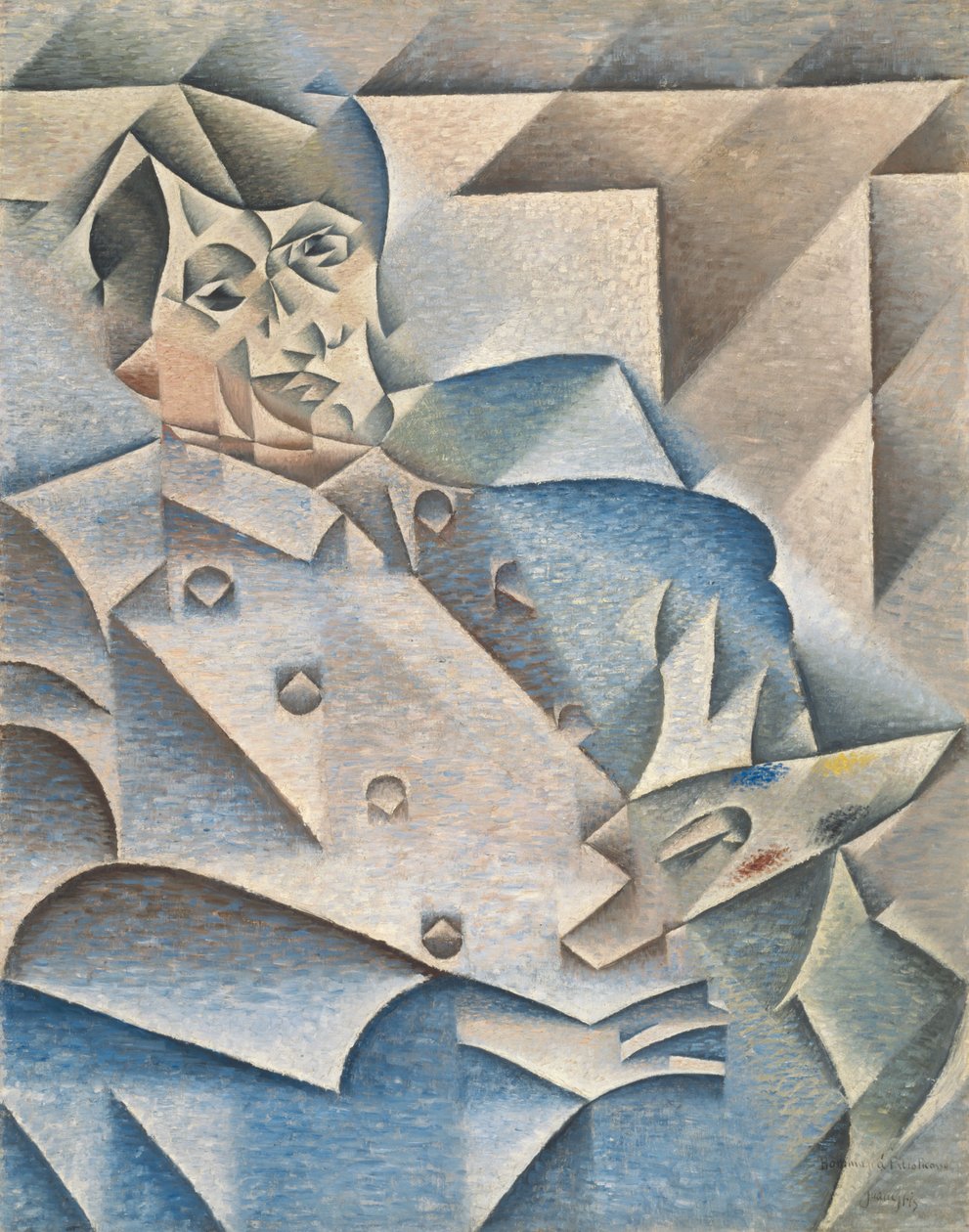 Portrait of Pablo Picasso av Juan Gris