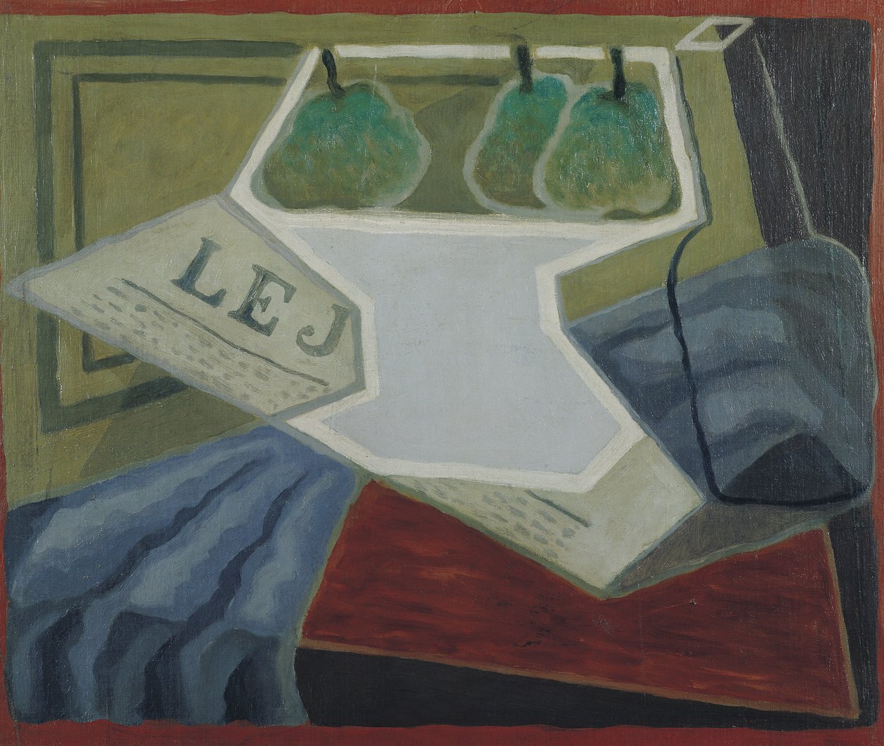 Fruktskålen, 1925-27 av Juan Gris