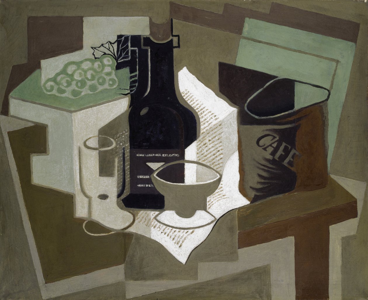 Kaffepåsen, 1920 av Juan Gris