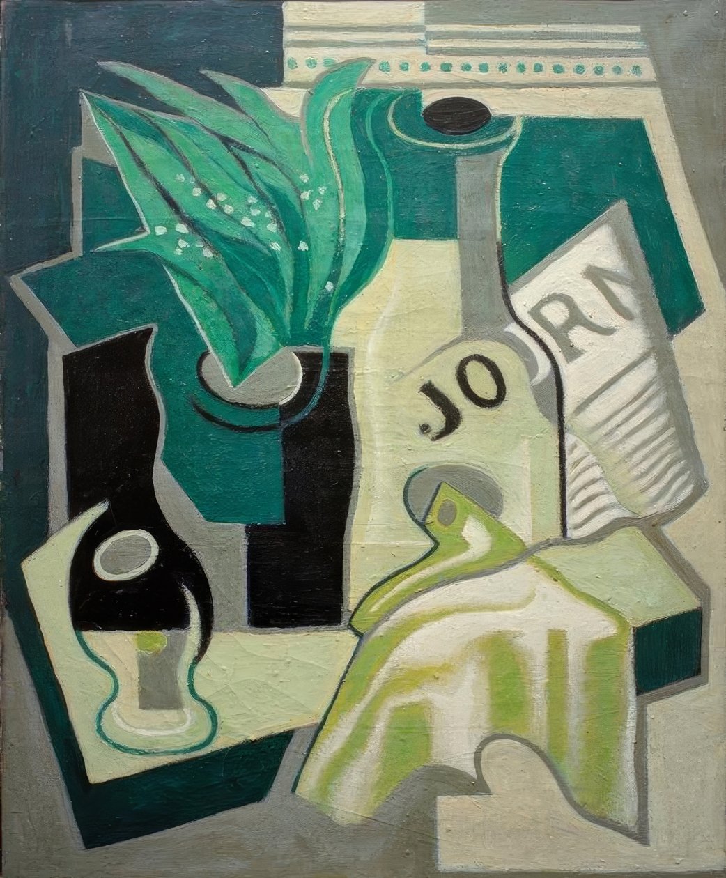 Vas med liljekonvaljer av Juan Gris