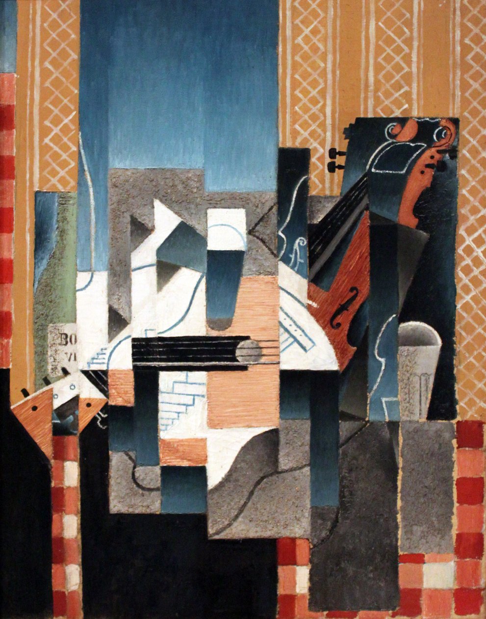 Violin and guitar   av Juan Gris