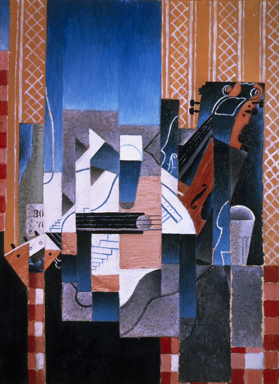 Violin och gitarr av Juan Gris