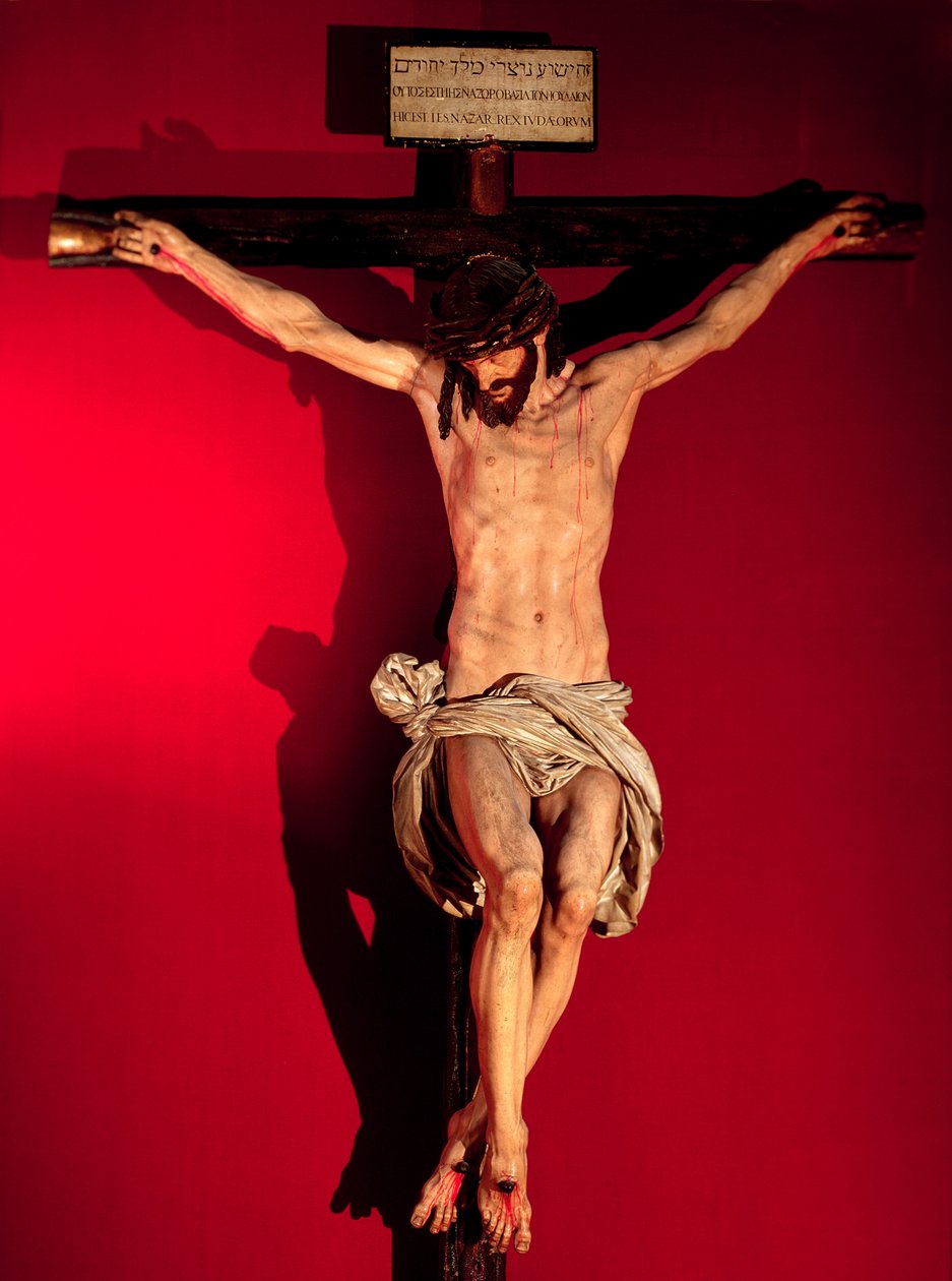 Cristo de la Clementia (Kristus på korset) (trä) av Juan Martinez Montanes