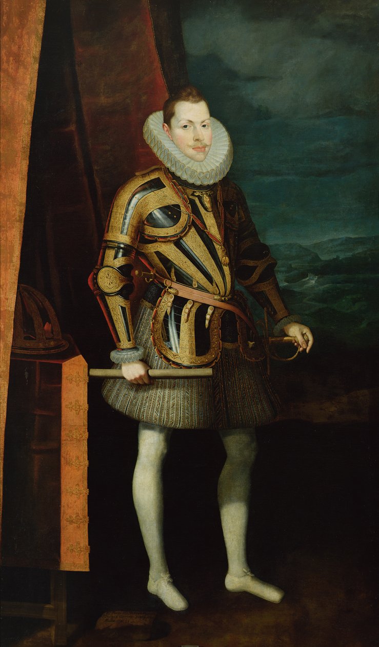 Filip III (1578-1621) Spaniens kung, 1606 av Juan Pantoja de la Cruz