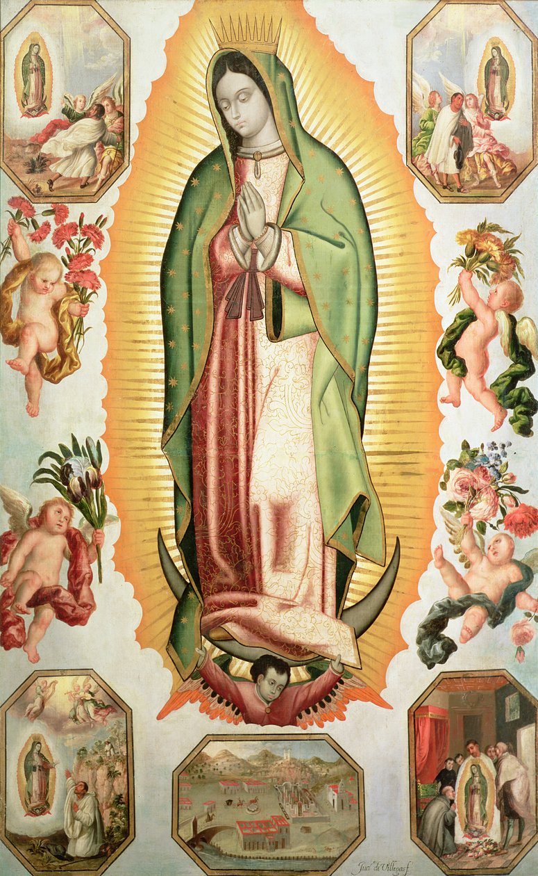 Jungfrun av Guadalupe av Juan de Villegas