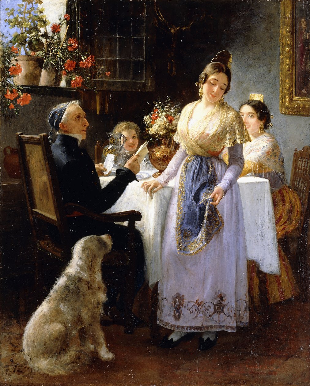 Brevet av Juan Antonio Benlliure y Gil